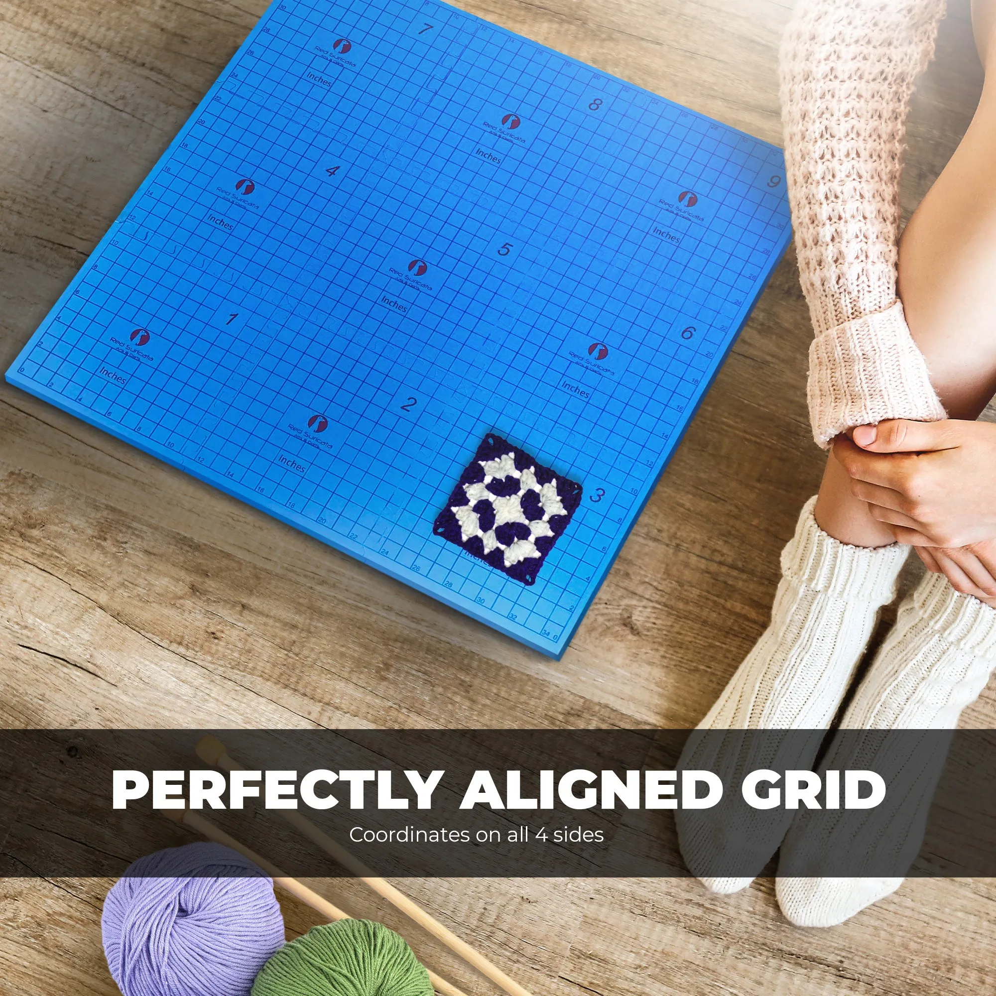 2-Sided Blocking Mats For Knitting