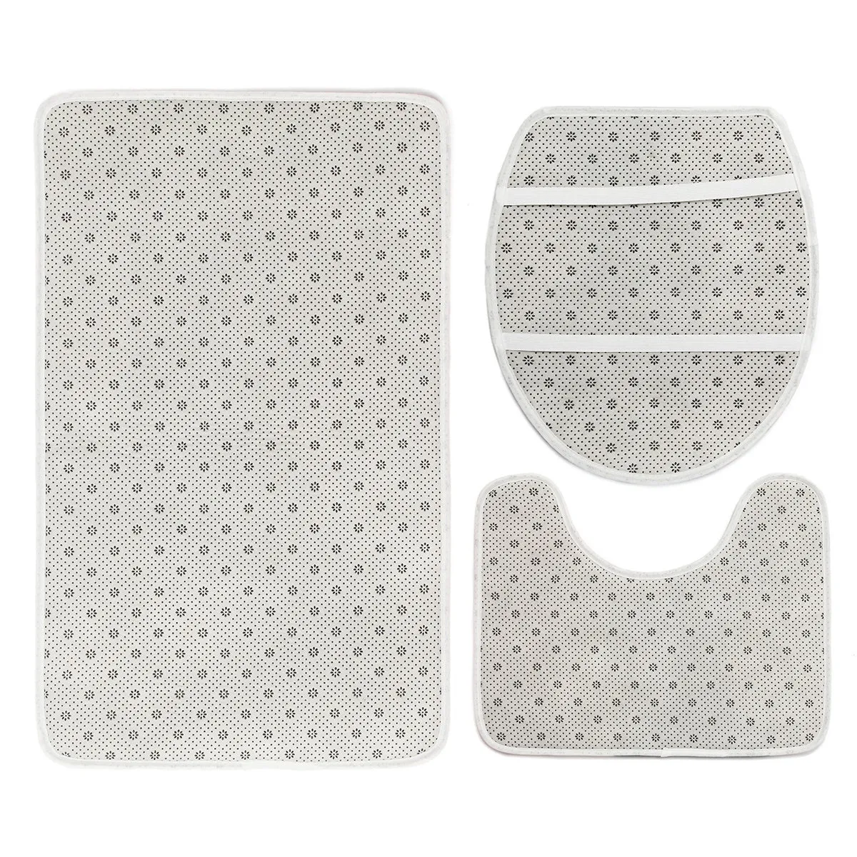 2018 New Arrivals National Flavor Africa Girl Pattern Bathroom Four-piece Suit, Polyester Shower Curtain Bathroom Pedestal Rug Lid Toilet Cover Bath Mat Set