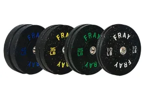 230lb Fray Crumb Rubber Bumper Plate Set