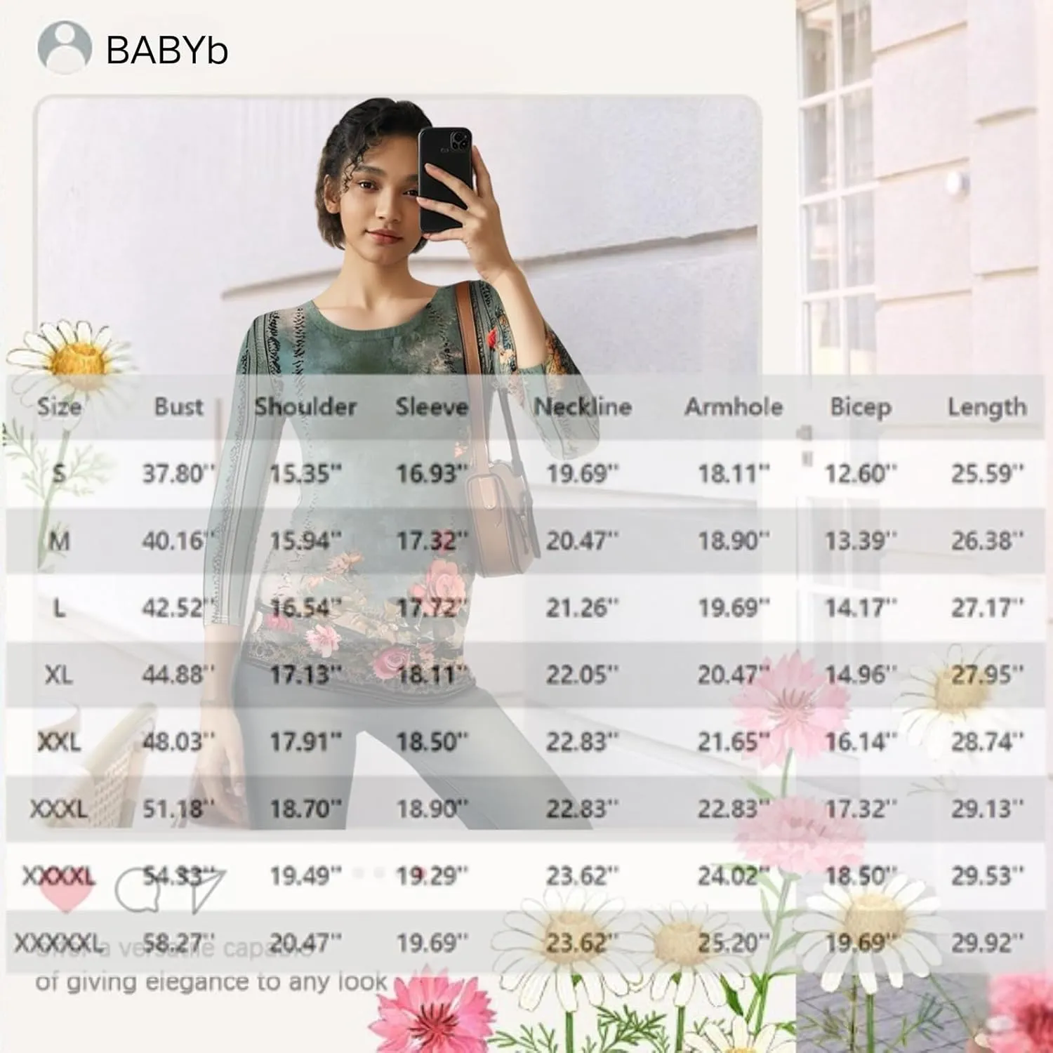 3/4 Length Sleeve Floral Printed Shirts Women's Casual 3/4 Sleeve T-Shirts 2025 Round Neck Tunic Tops Cute Basic Tees