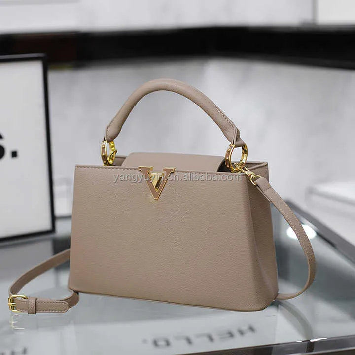 &nbsp;Women's PU Leather Handbag High-حقيبة يد نسائية
