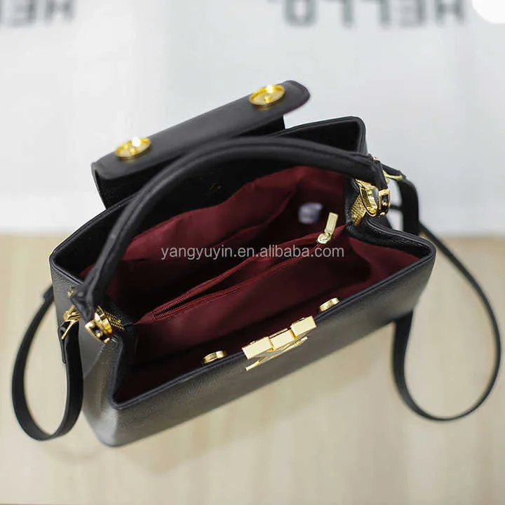&nbsp;Women's PU Leather Handbag High-حقيبة يد نسائية