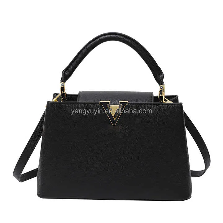 &nbsp;Women's PU Leather Handbag High-حقيبة يد نسائية