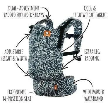 Baby Tula Free-to-Grow Carrier Splash
