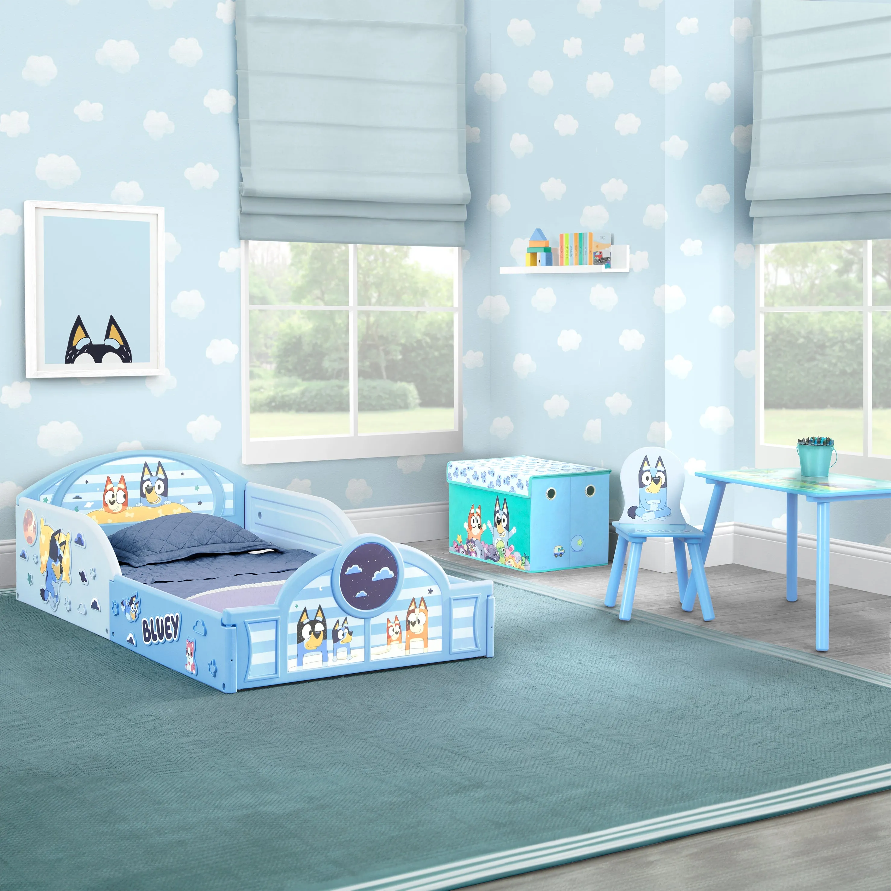 Bluey 4-Piece Toddler Room-in-a-Box Set