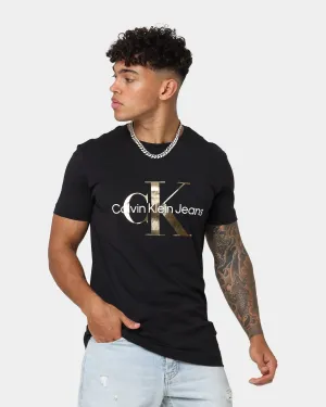 Calvin Klein Monogram T-Shirt Black/Gold/White