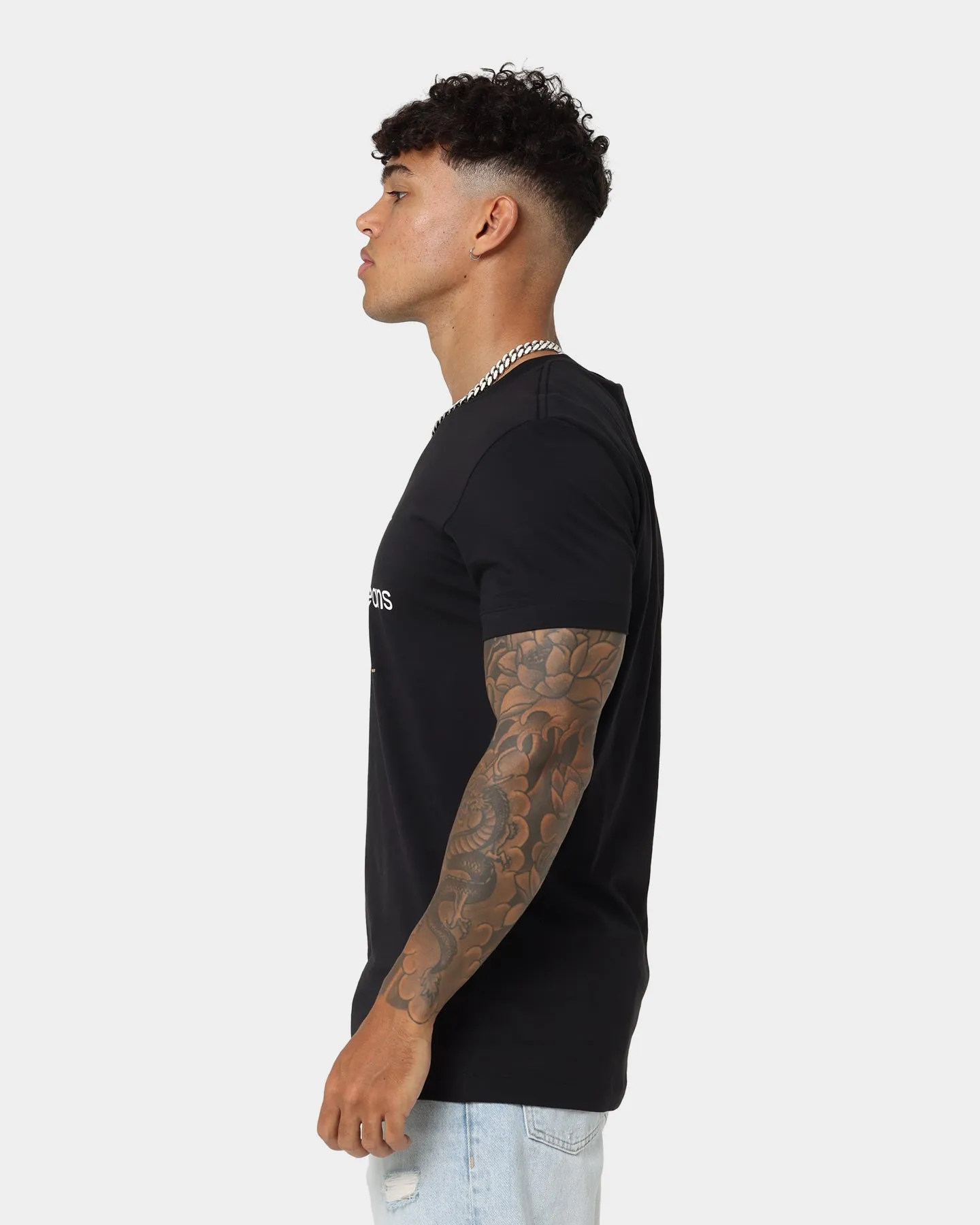 Calvin Klein Monogram T-Shirt Black/Gold/White