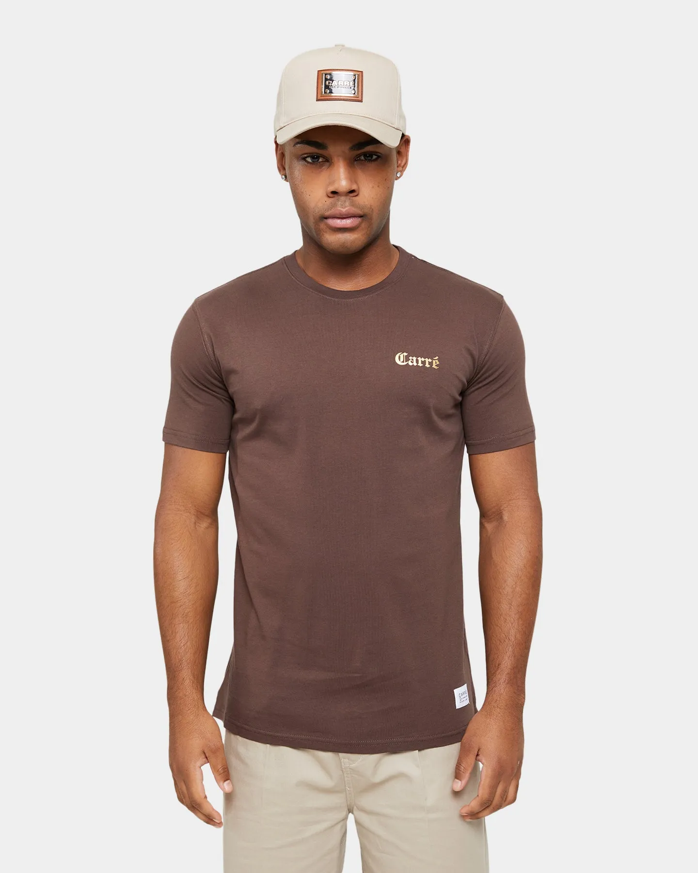 Carre Imperial Classic Short Sleeve T-Shirt Brown