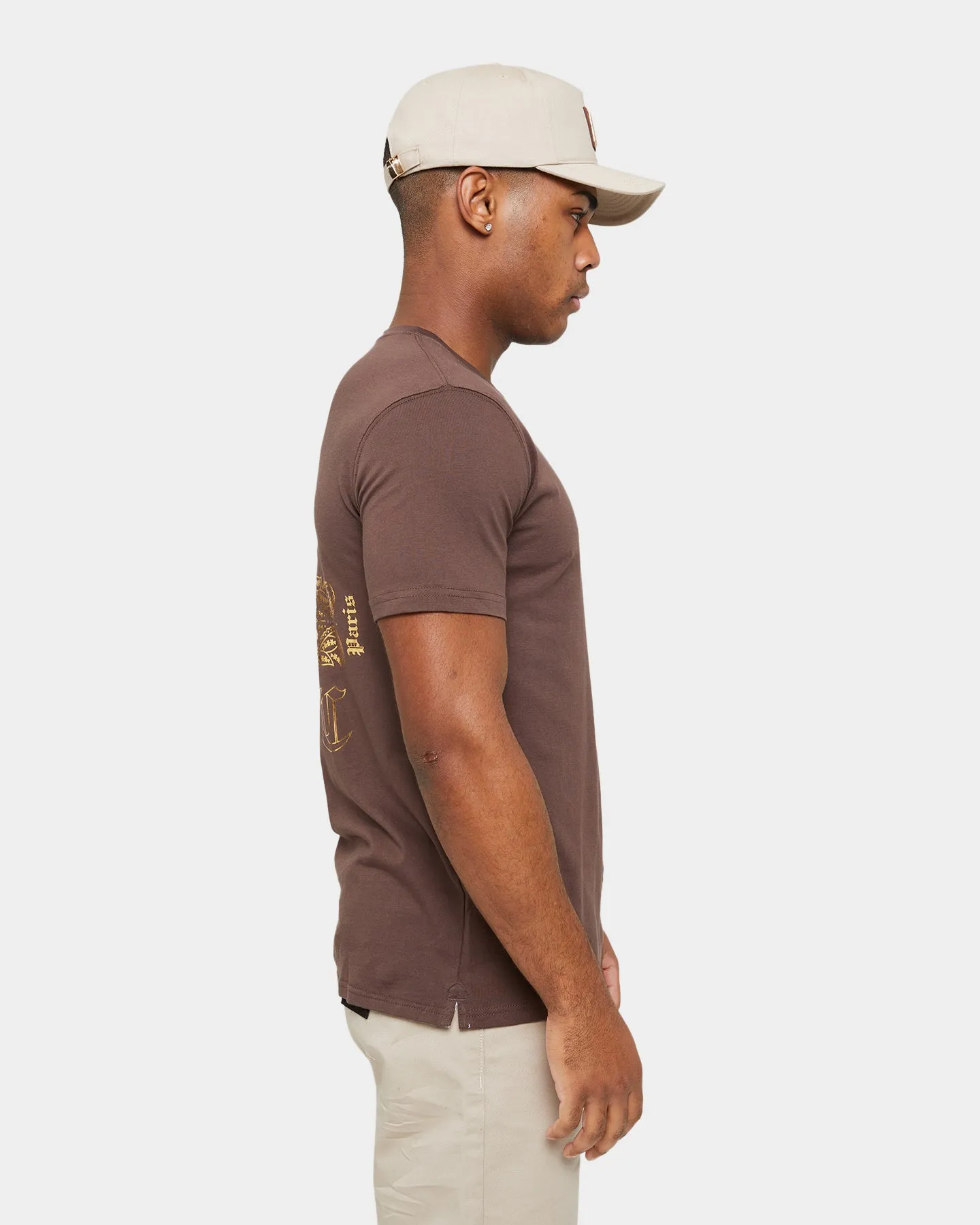Carre Imperial Classic Short Sleeve T-Shirt Brown