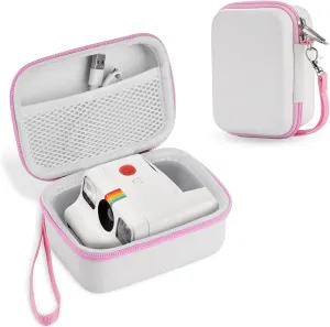 Case for Polaroid Go Gen 2/ PolaroidGo Mini Instant Camera, Travel Storage Bag for Polaroids Go Camera and Film Accessories (Whtie)
