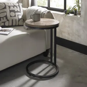 Chevron Weathered Ash Sofa Table