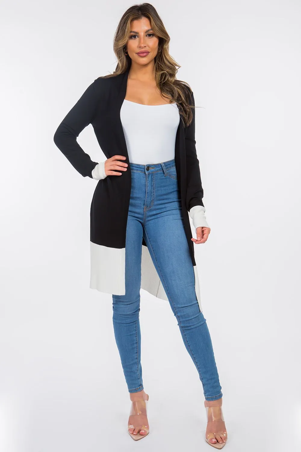 Color Block Tribecca Duster