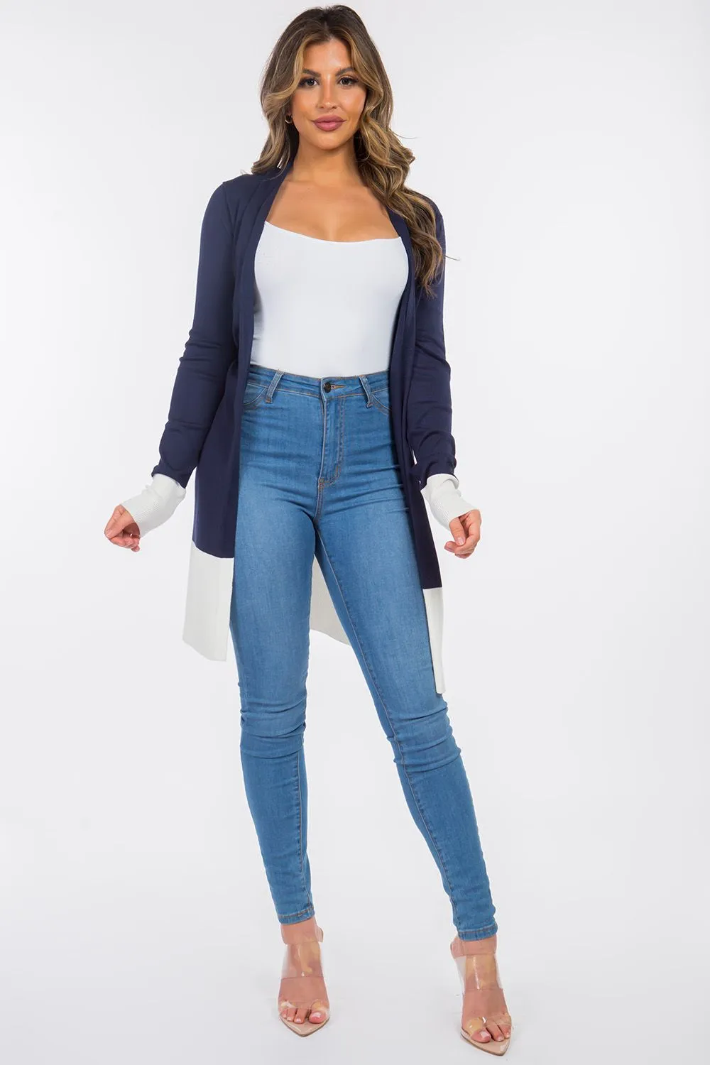 Color Block Tribecca Duster