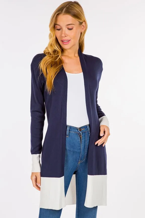 Color Block Tribecca Duster