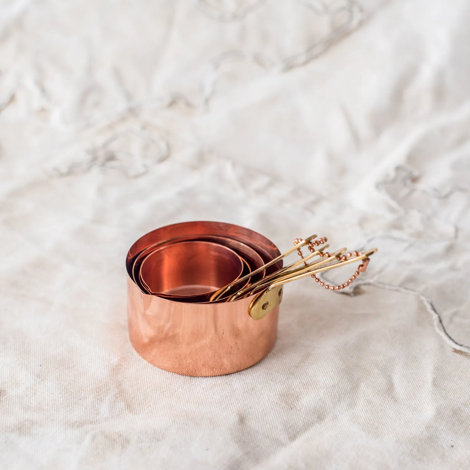 Copper Plated Measuring Cups