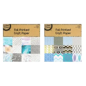 Craft Paper With Foil Print