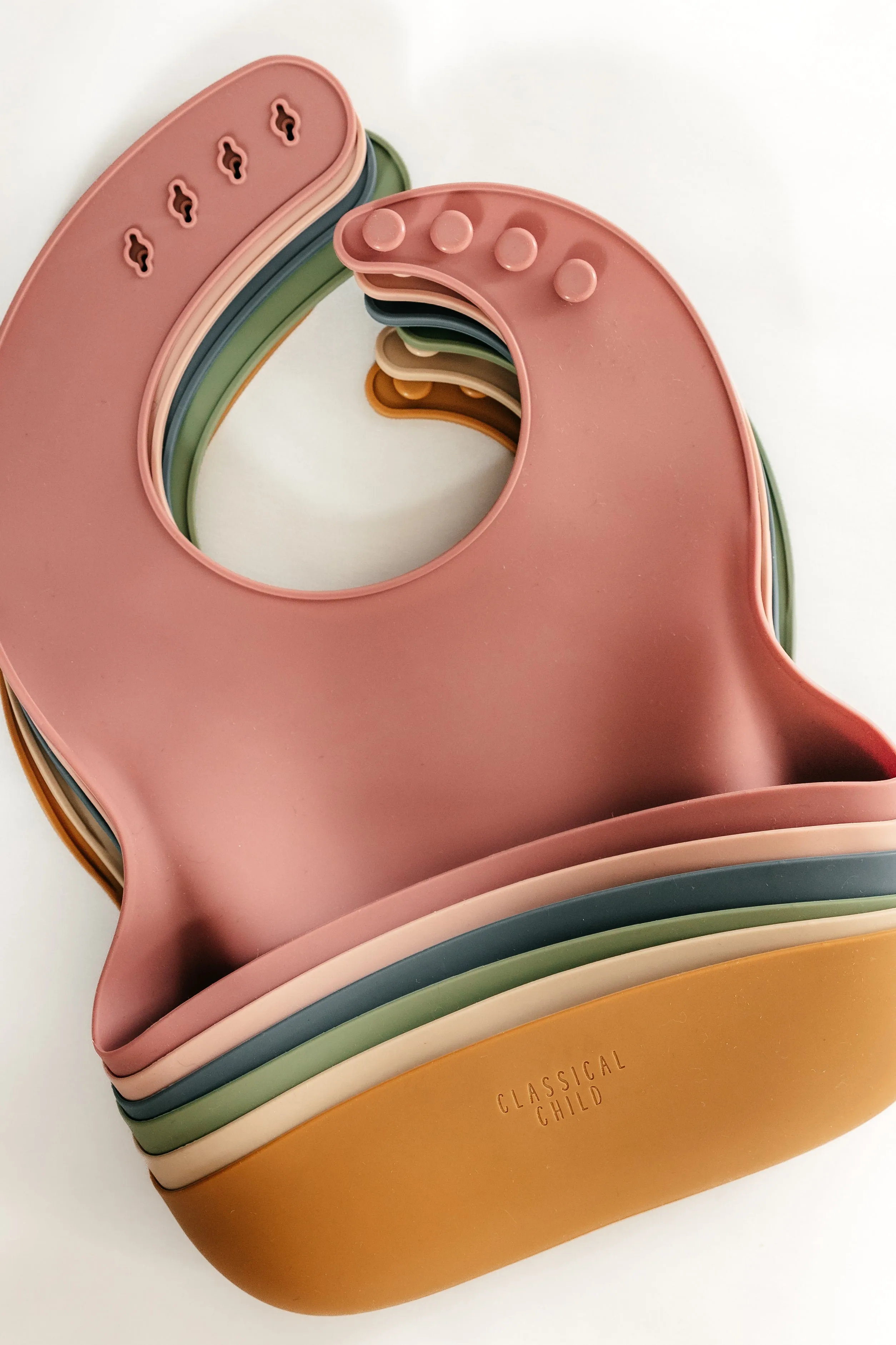 Desert Rose Silicone Bib