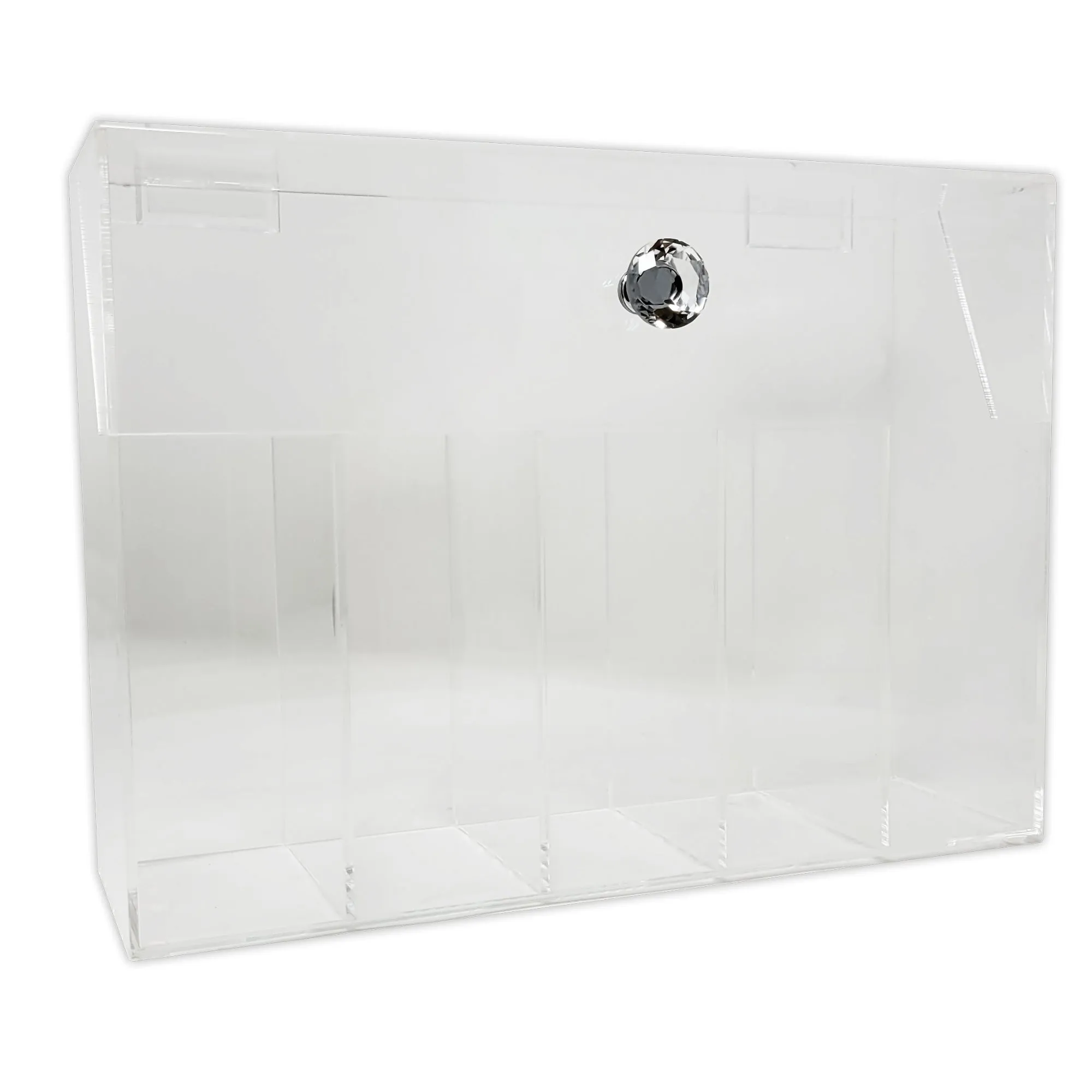 Diamond Collection Acrylic Makeup Brush Organizer - 5 Slots