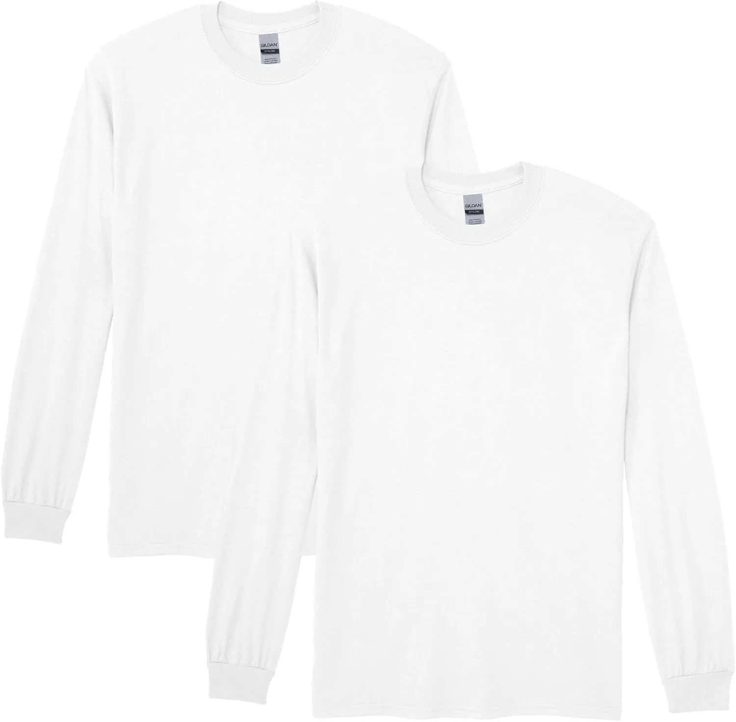 Gildan Adult DryBlend Long Sleeve T-Shirt, Style G8400, 2-Pack