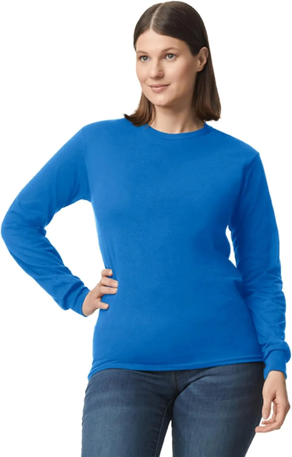 Gildan Adult DryBlend Long Sleeve T-Shirt, Style G8400, 2-Pack