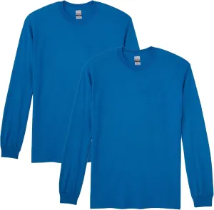 Gildan Adult DryBlend Long Sleeve T-Shirt, Style G8400, 2-Pack