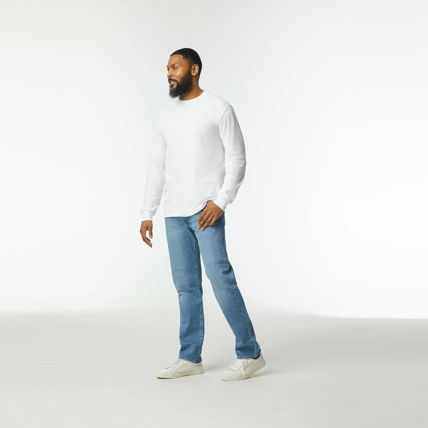 Gildan Adult DryBlend Long Sleeve T-Shirt, Style G8400, 2-Pack