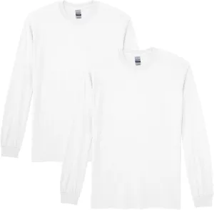 Gildan Adult DryBlend Long Sleeve T-Shirt, Style G8400, 2-Pack