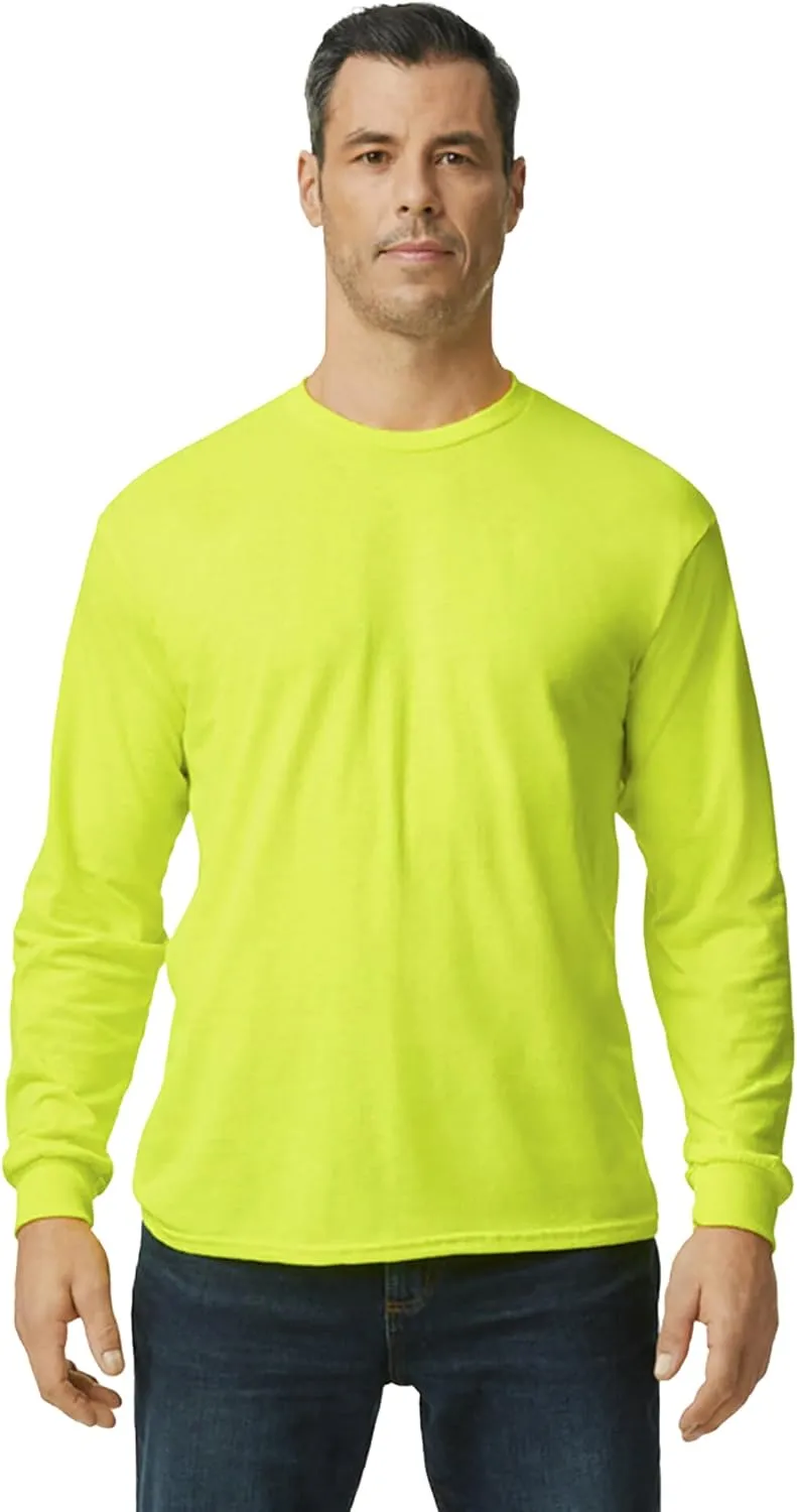 Gildan Adult Heavy Cotton Long Sleeve T-Shirt, Style G5400, 2-Pack