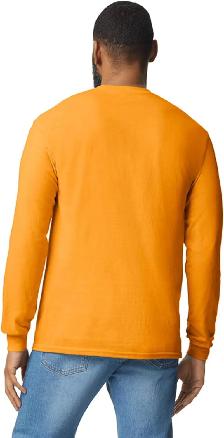 Gildan Adult Heavy Cotton Long Sleeve T-Shirt, Style G5400, 2-Pack