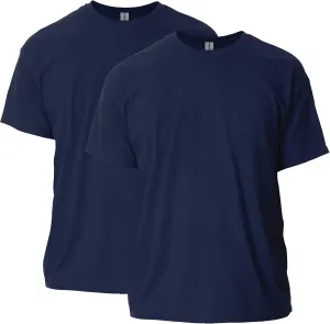 Gildan Adult Ultra Cotton T-Shirt, Style G2000, Multipack, Navy (2-Pack), 3X-Large