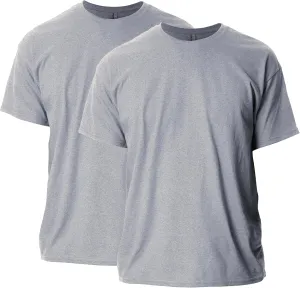 Gildan Adult Ultra Cotton T-Shirt, Style G2000, Multipack, Sport Grey (2-Pack), 3X-Large