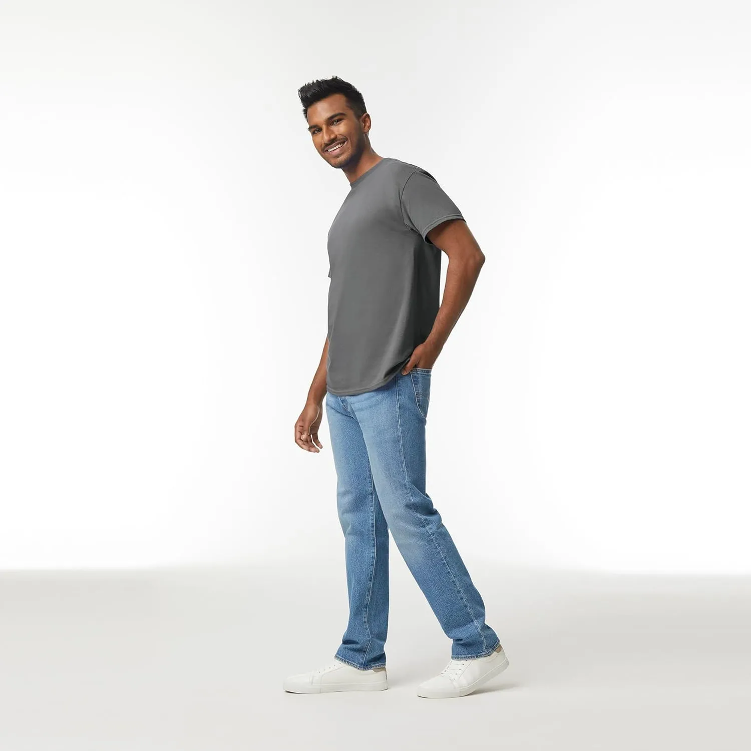 Gildan Unisex Adult Heavy Cotton T-Shirt, Style G5000, Multipack