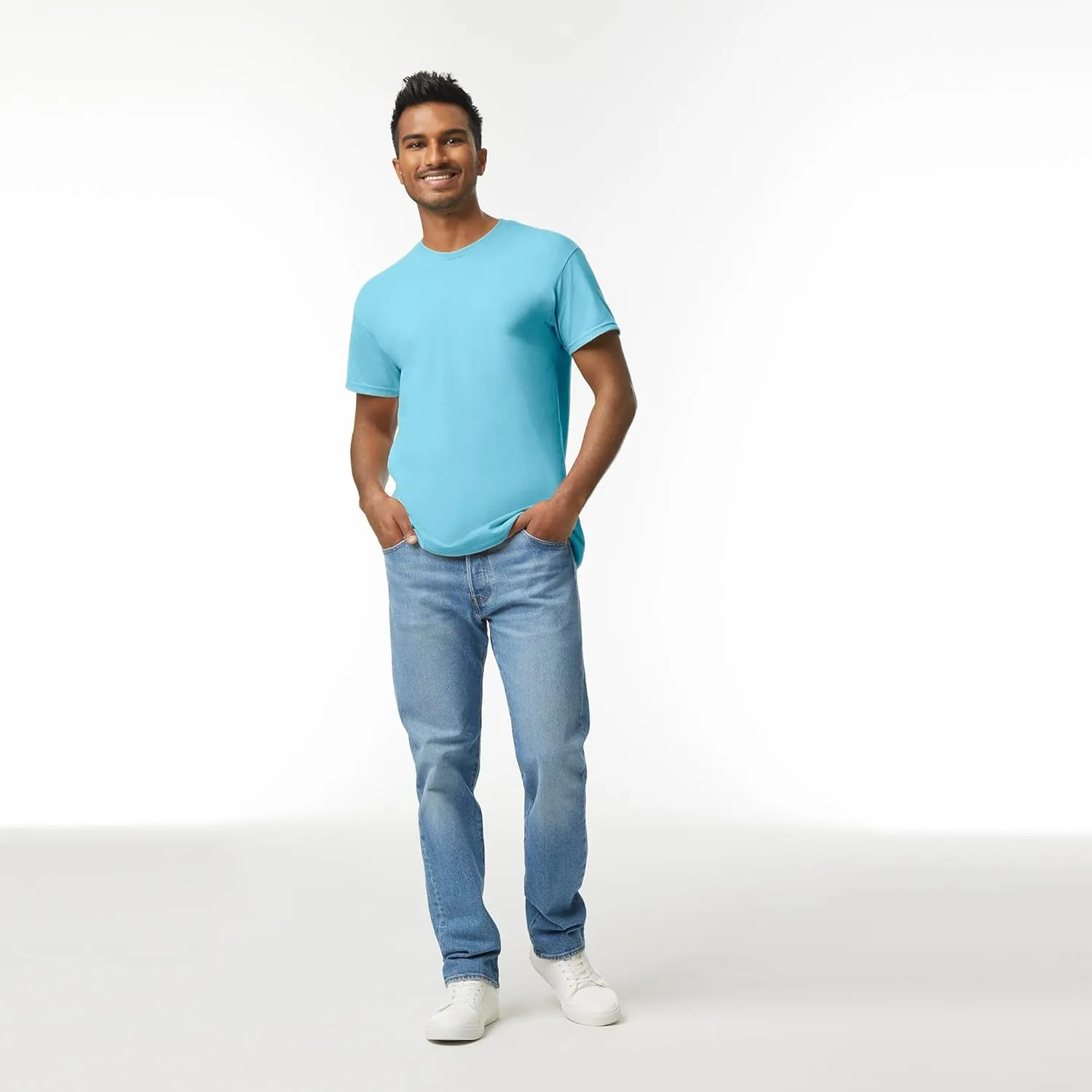 Gildan Unisex Adult Heavy Cotton T-Shirt, Style G5000, Multipack