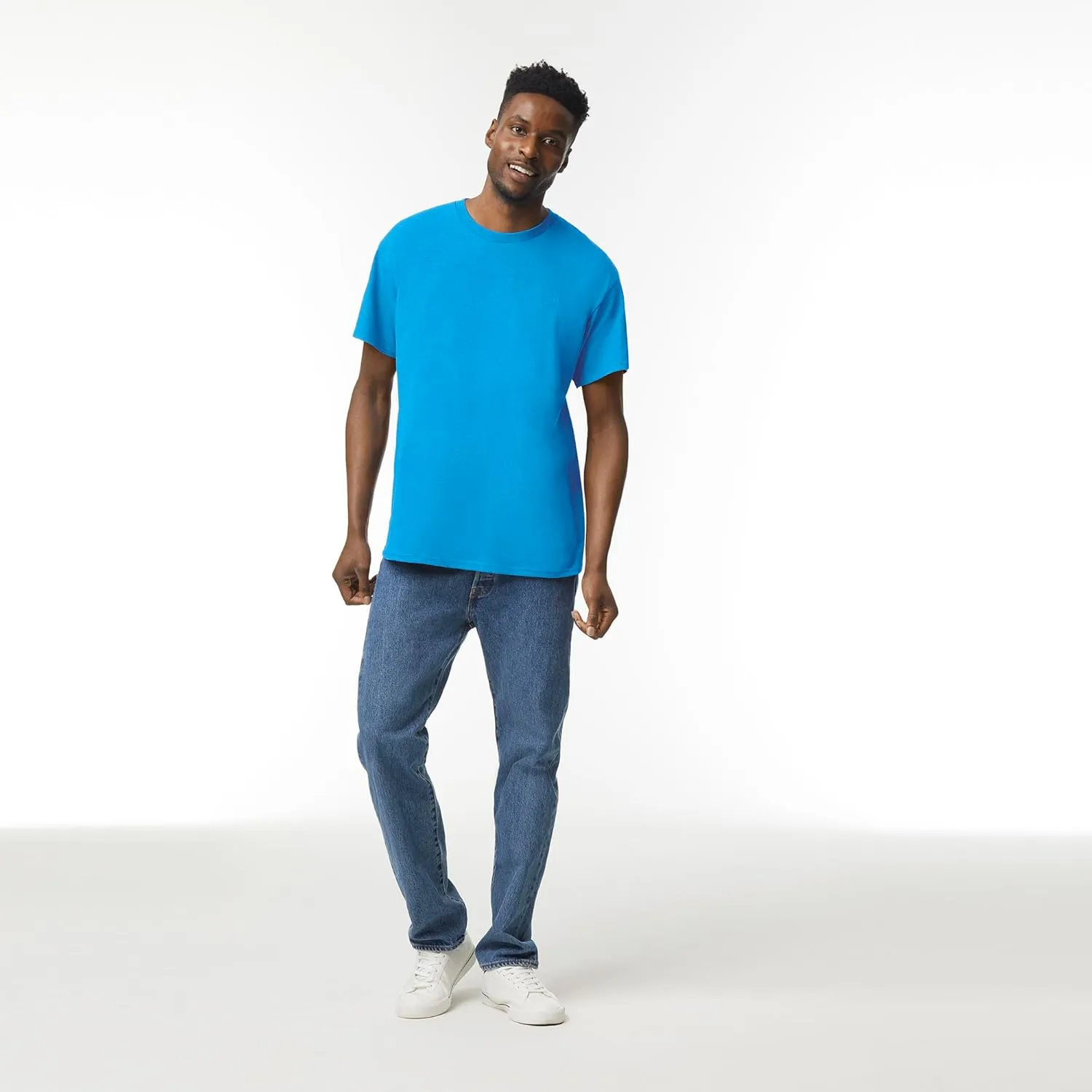 Gildan Unisex Adult Heavy Cotton T-Shirt, Style G5000, Multipack