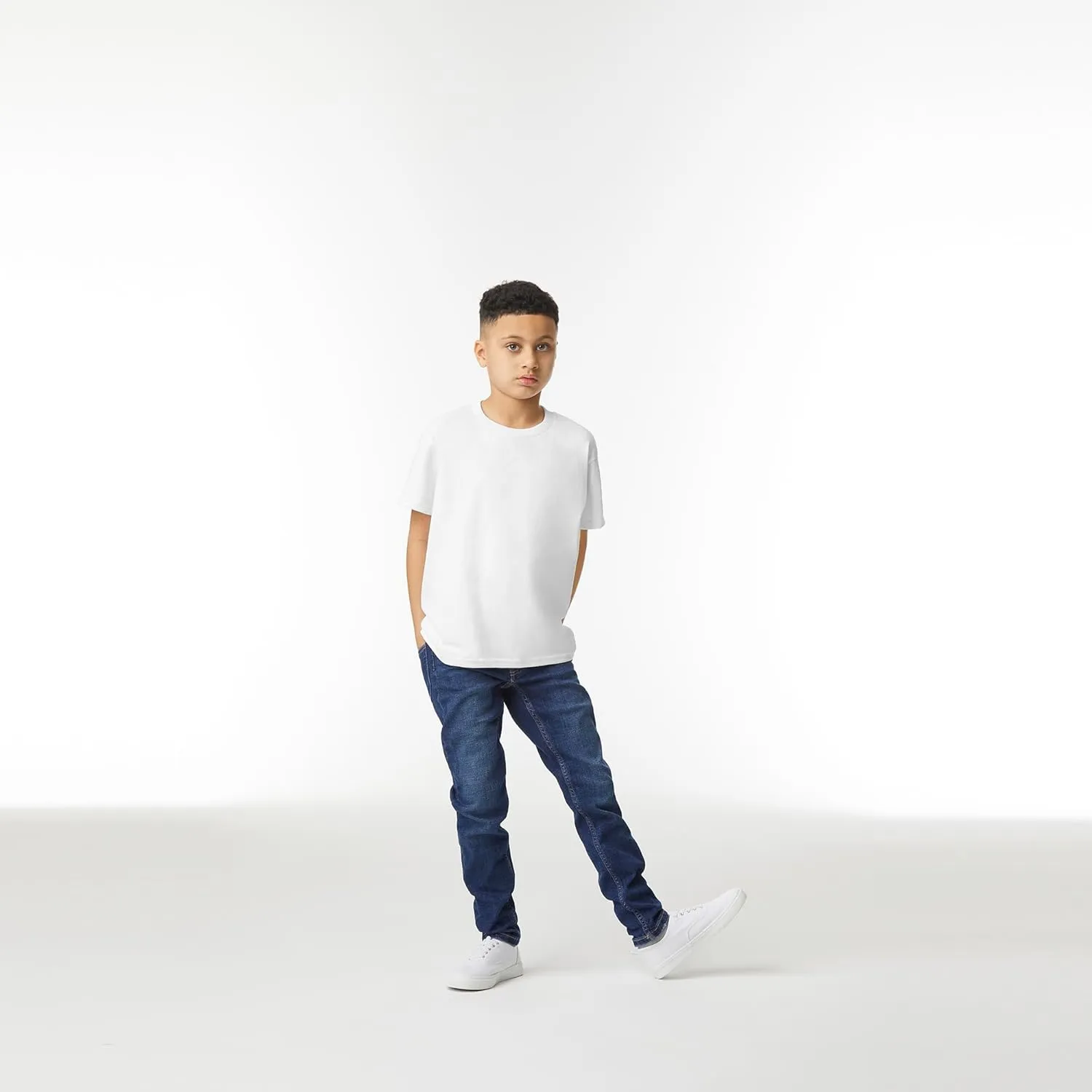 Gildan Youth Heavy Cotton T-Shirt, Style G5000B, 2-Pack