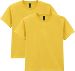 Gildan Youth Heavy Cotton T-Shirt, Style G5000B, 2-Pack