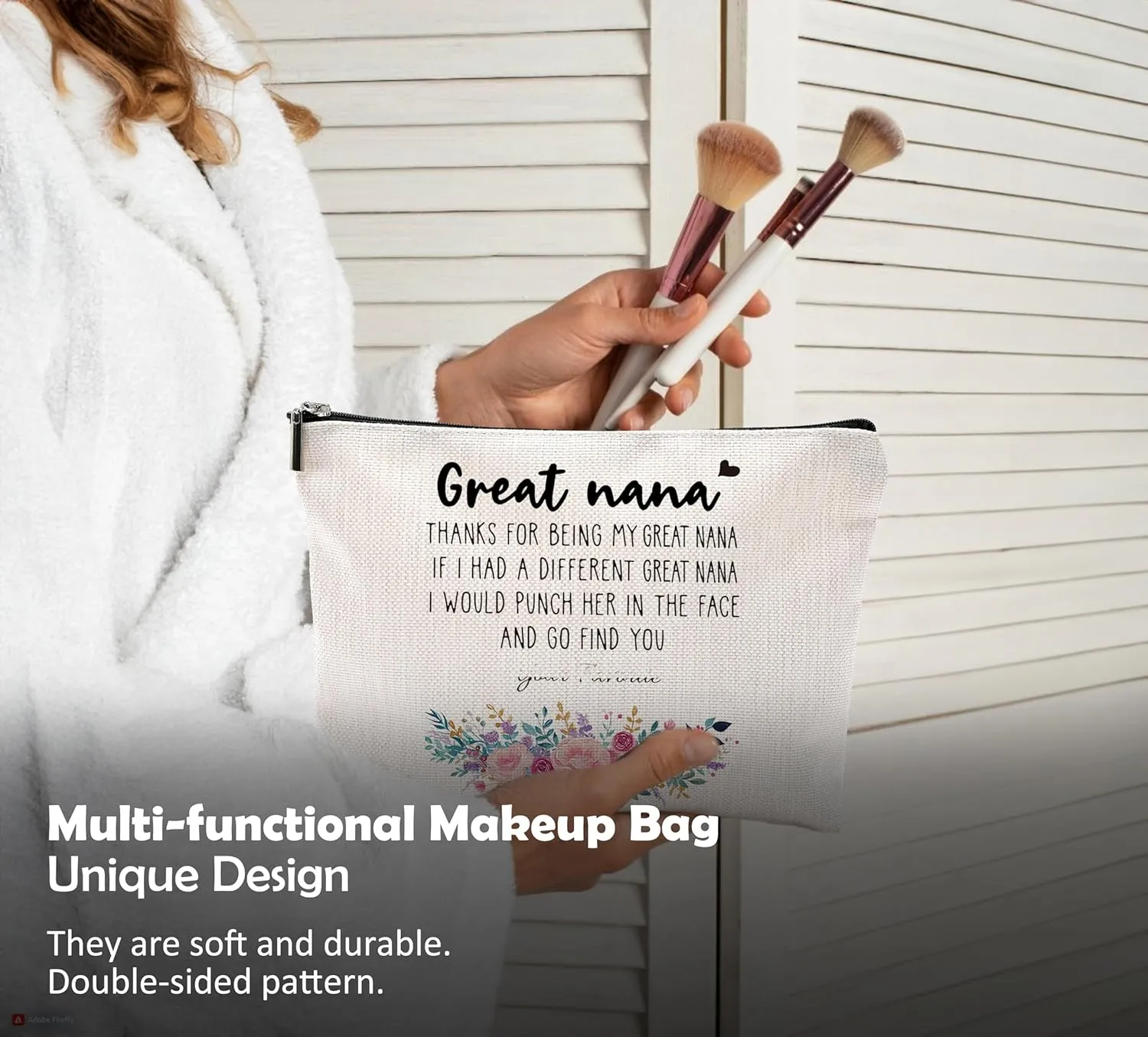 Great Nana/Grandma Gifts - Makeup Bag