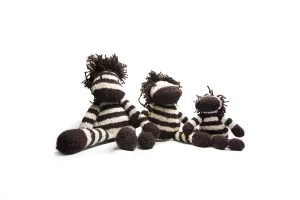 Hand Knitted Medium Safari Zebra