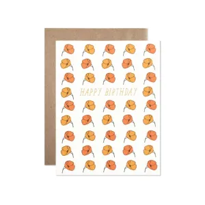 Happy Birthday California Poppies