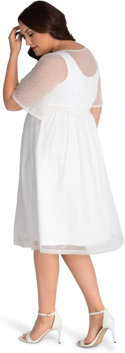 Kiyonna Women's Plus Size Stars A-line Wedding Dress