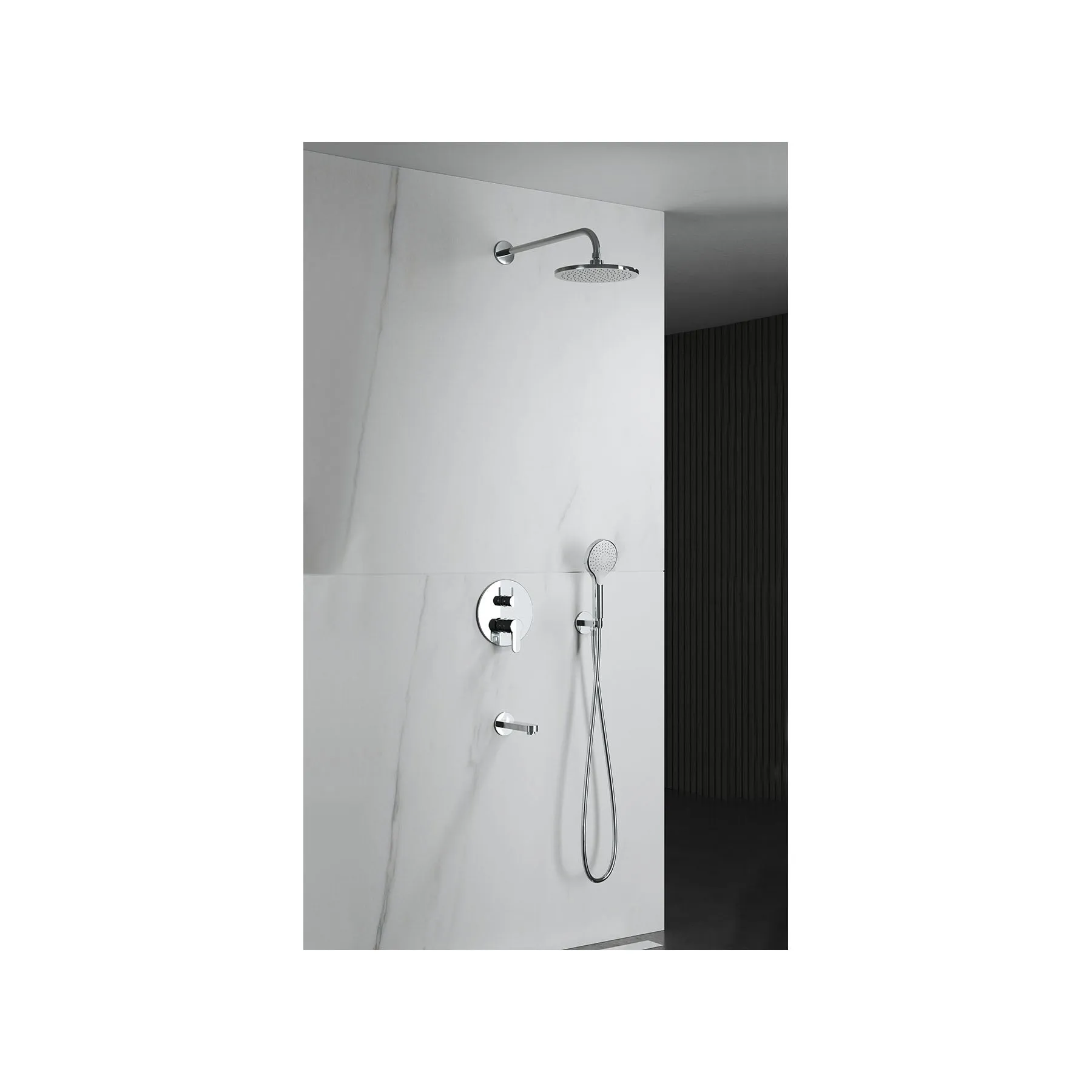 Lento Elegant Concealed Shower Faucet Set