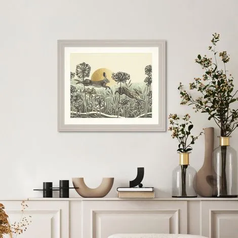 Light of Day Hare Framed Print
