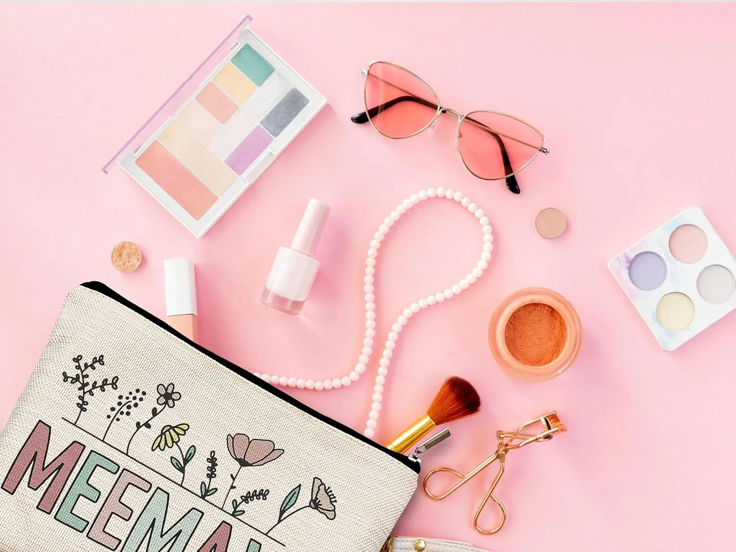 Meemaw Makeup Bag,Meemaw Gifts,Gifts For Memaw,Grandma Gifts,Gifts For Grandma,Grandma Birthday Gifts,Best Gifts For Grandma,Grandma Makeup Bag