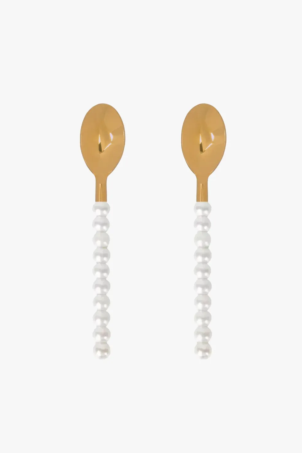 Set Of 2 Pearl Spoons