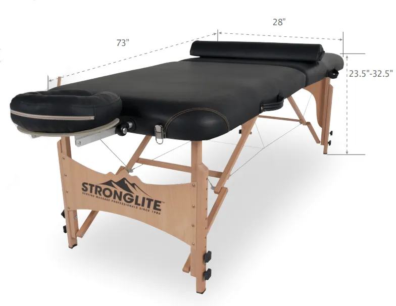 Stronglite Portable Massage/Tattoo Table Package Olympia