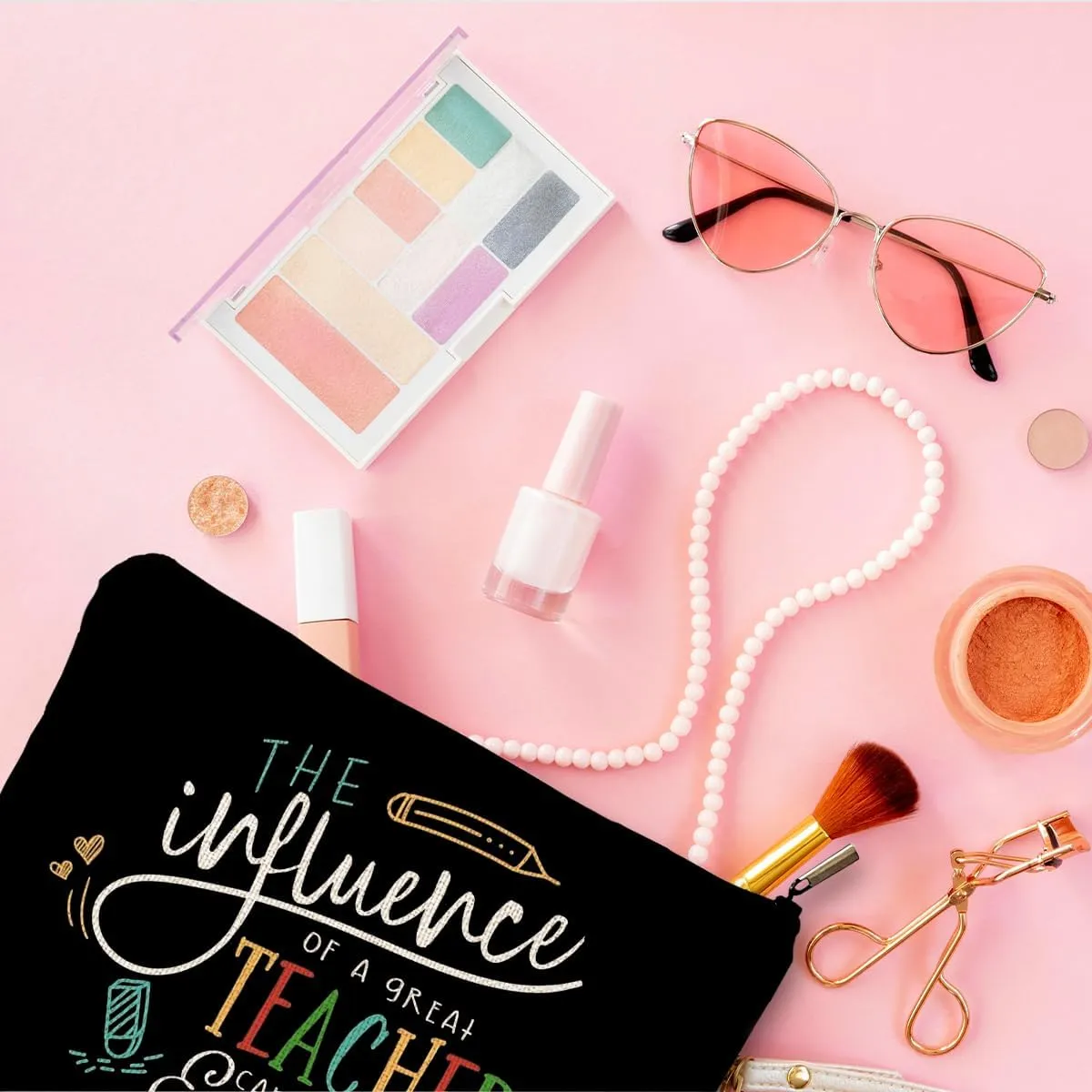 Teacher Appreciation Gifts - Makeup Bag, Best & Thank You Gifts for Teachers