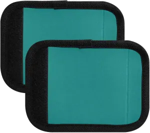 Teal Green Suitcase Handle Covers for Luggage 2 Pack, Luggage Identification Luggage Decorations for Suitcases