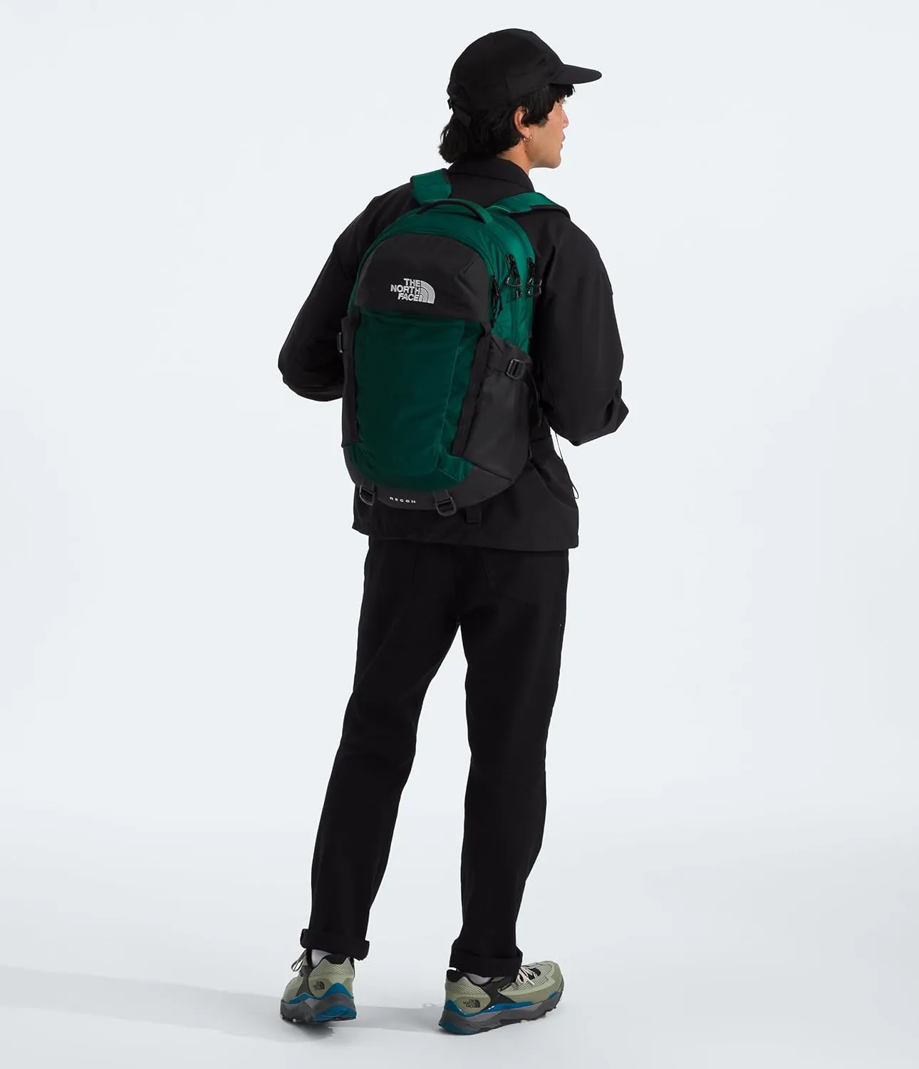 THE NORTH FACE Recon Everyday Laptop Backpack, Evergreen/TNF Black, One Size