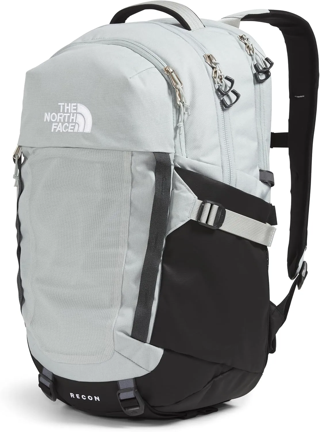 THE NORTH FACE Recon Everyday Laptop Backpack - PFAS Free, Tin Grey Dark Heather/Asphalt Grey/TNF Black-NPF, One Size