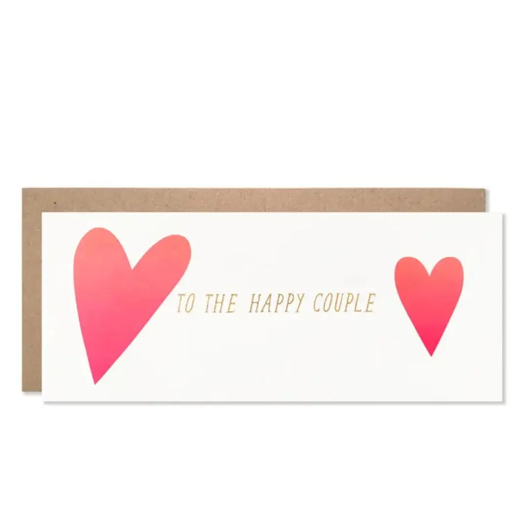 To The Happy Couple Card (Hearts)